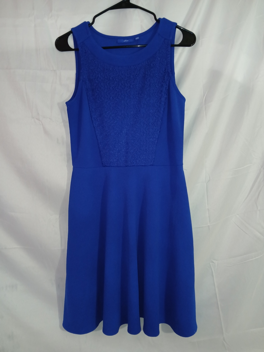 Apt. 9 Royal Blue Sleeveless Fit & Flare Dress